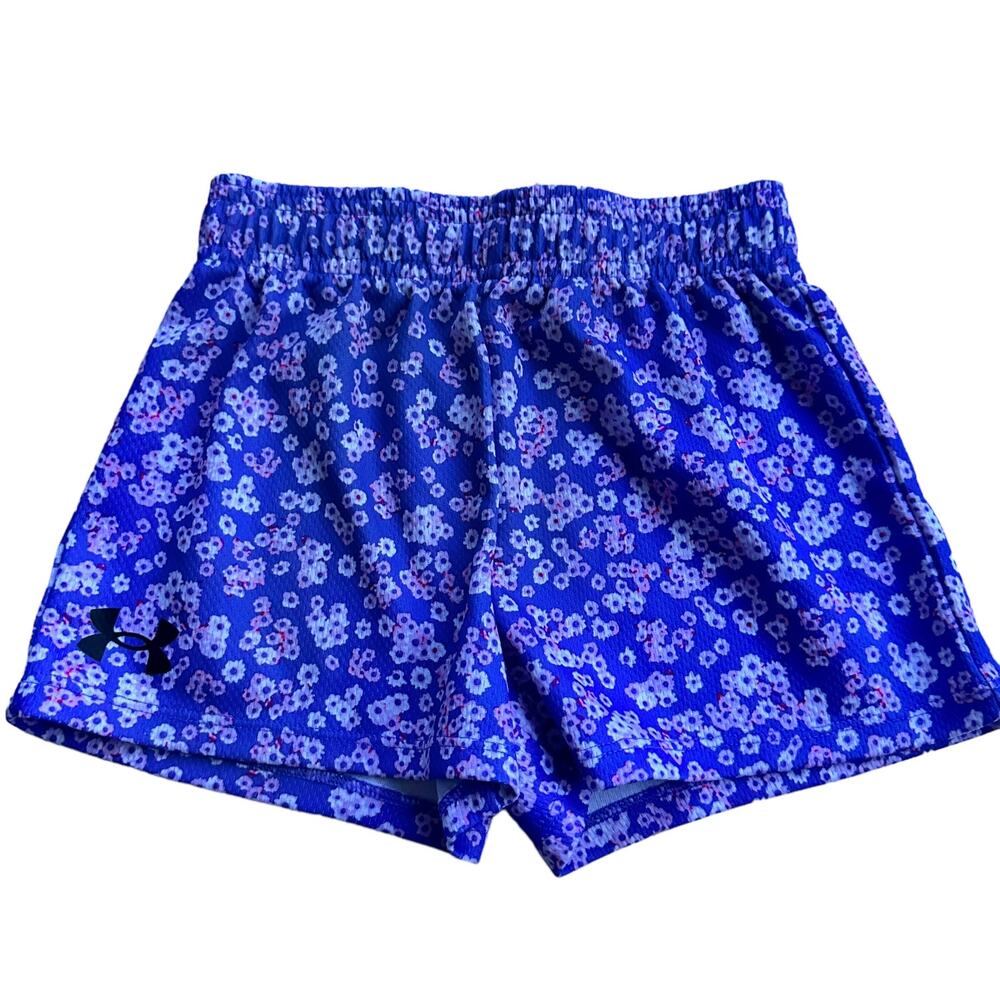 Under Armour Purple & Pink Athletic Shorts - Size 6X